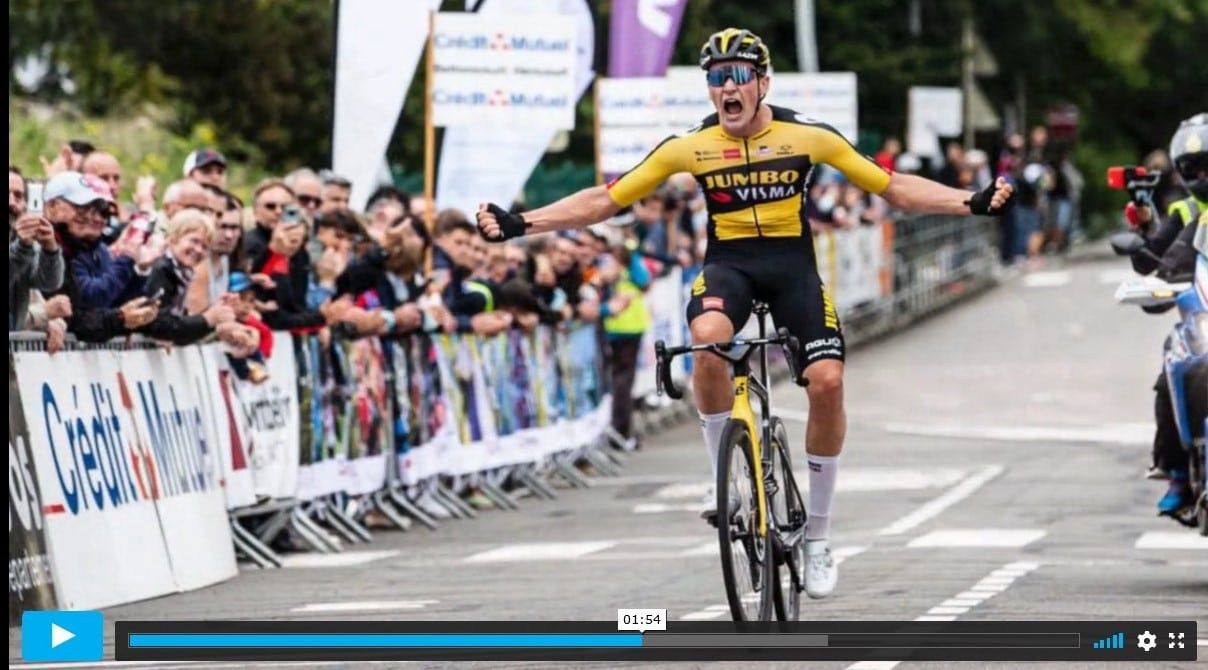 29 08 2021 Der Sieg bei der 22Tour du Pays de Montbéliard22 von Maurice Ballerstedt ist auch auf unserem Video Kanal zu sehen Fotograf SC Berlin Abt Radsport