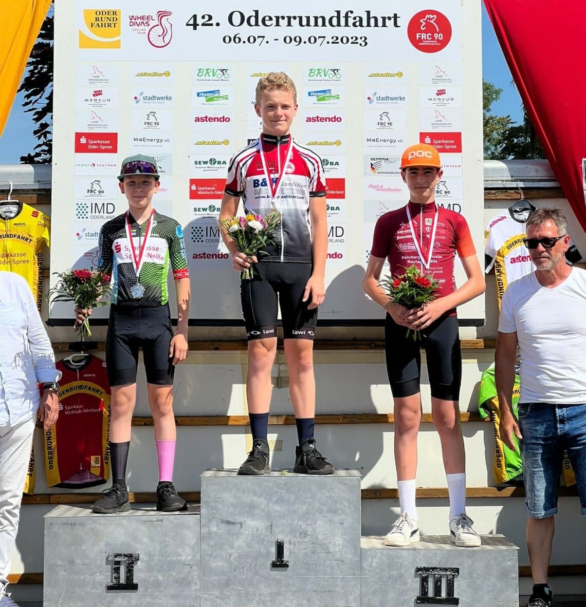 Oderrundfahrt U15 4 Etappe 3 Platz Ekain Herrmann