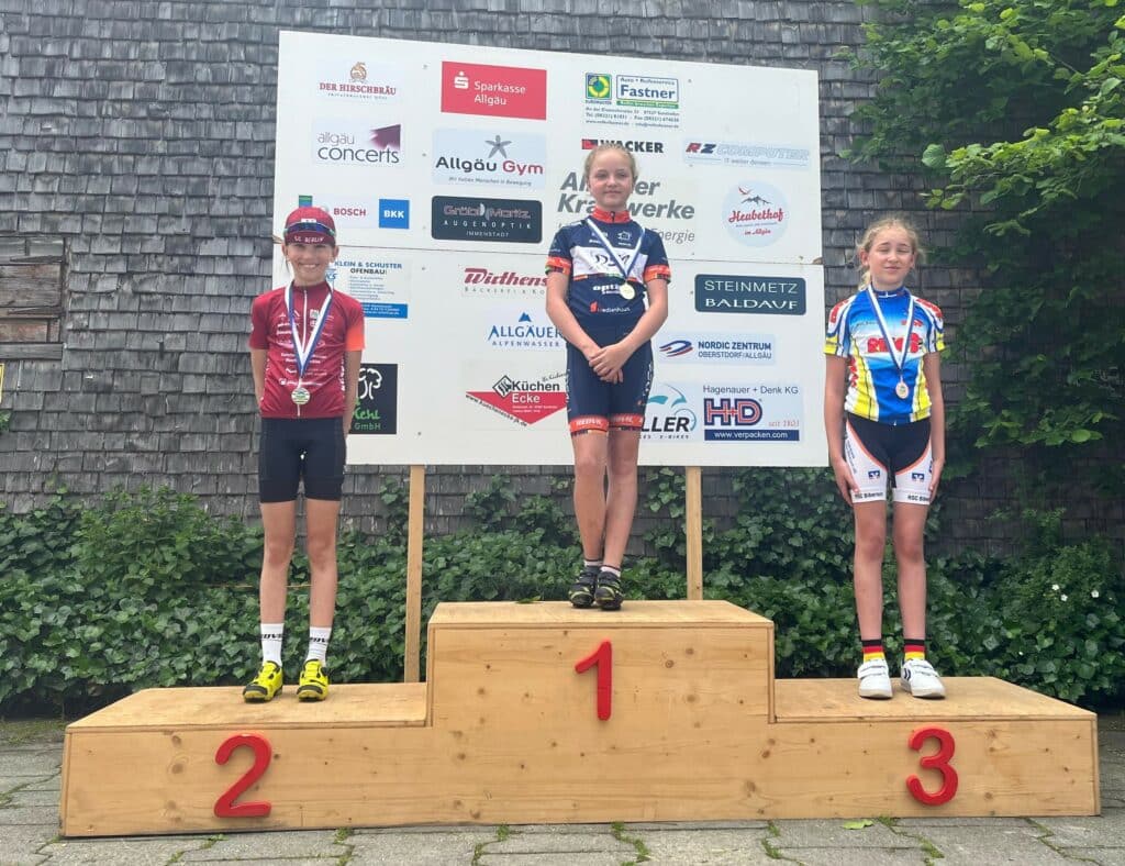 Allgäutour U11w 2 Etappe 2 Platz Fiona Schmidmaier