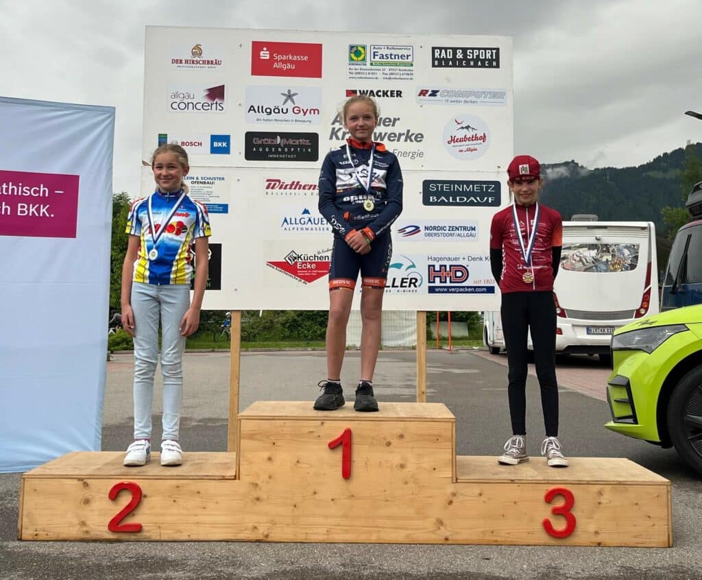 Allgäutour U11w 3 Etappe 3 Platz Fiona Schmidmaier