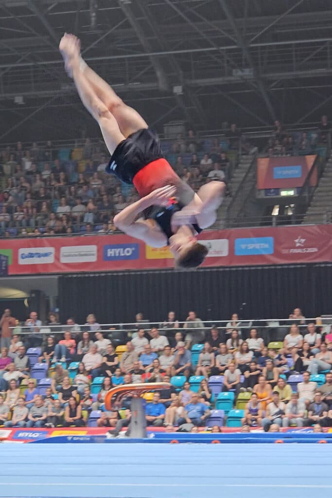 Finals 2024 Dario Sissakis vom SC Berlin am Boden