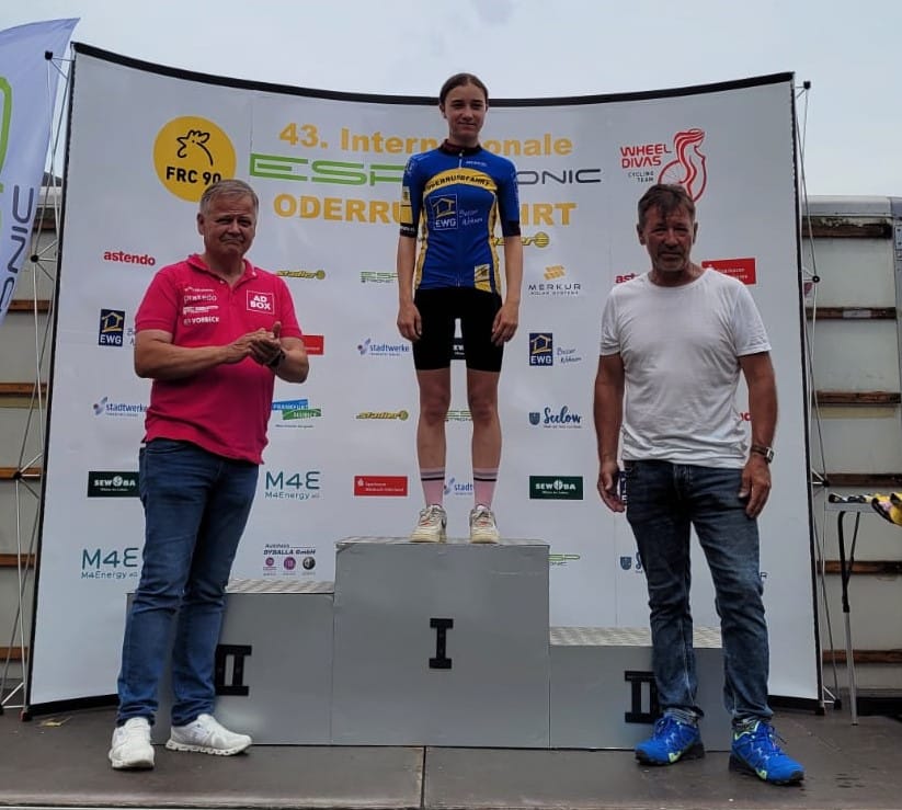 Oderrundfahrt 1 Tag U15w 1 Platz Leni Deneke