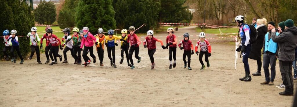 Karlshorst U11 beim Cross Start